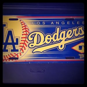 Los Angeles Dodgers license plate